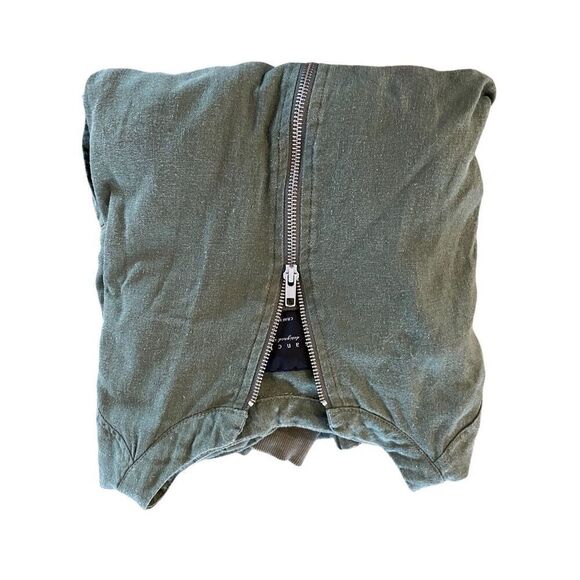 Sanctuary Linen Bomber Jacket - L - Picture 4 of 7